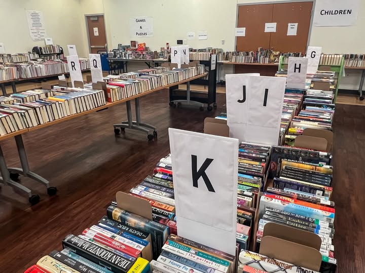 an image of a book sale